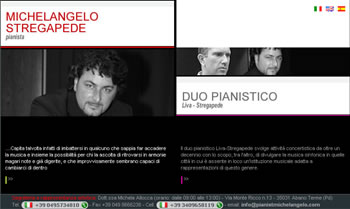 Pianist Michelangelo Stregapede